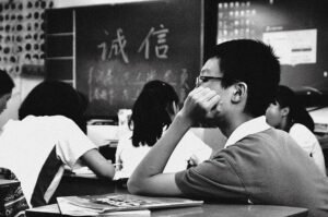 Niños en una clase