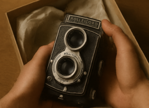 Cámara de fotos antigua