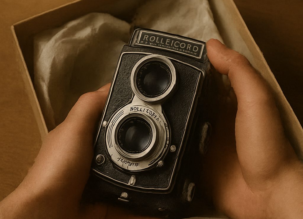 Cámara de fotos antigua