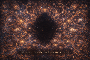 El Tapiz del universo, estructura que une cronohilos y destino en Dioses Oscuros.