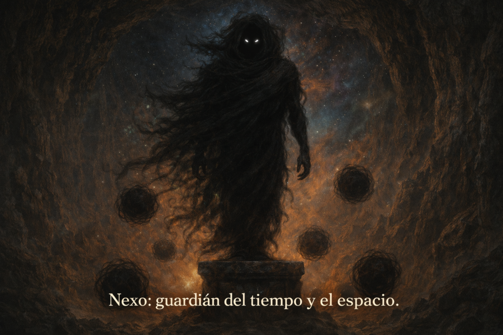Nexo, guardián del tiempo y el espacio.