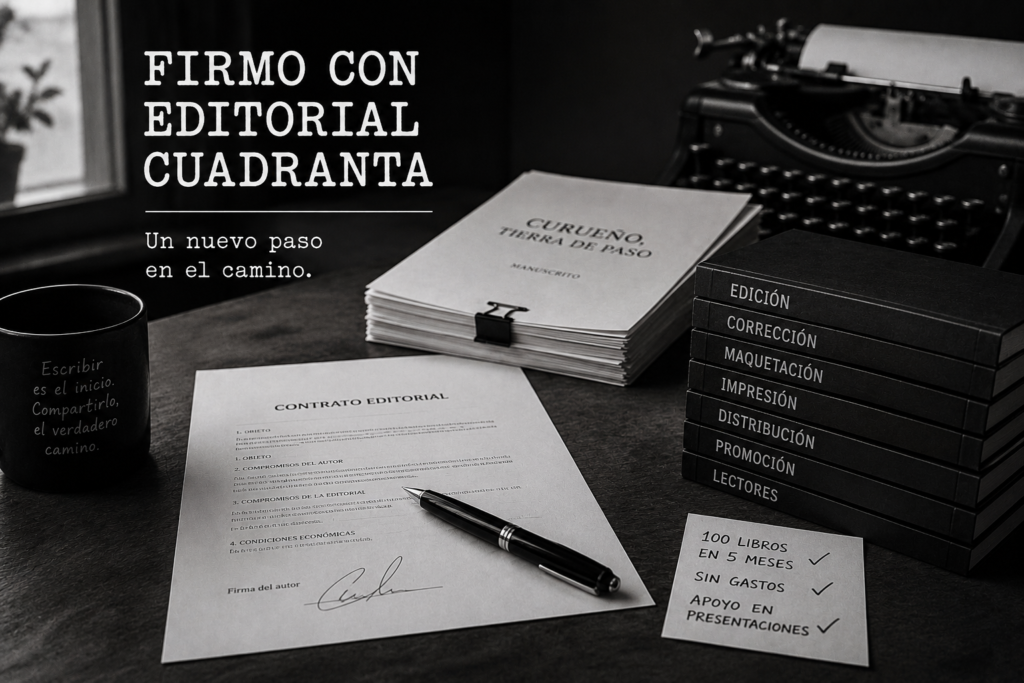 Imagen anuncio firma con editorial Cuadranta