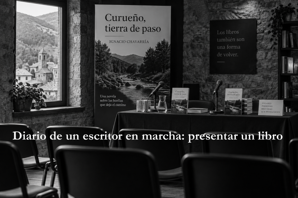 Diario de un escritor en marcha: presentar un libro